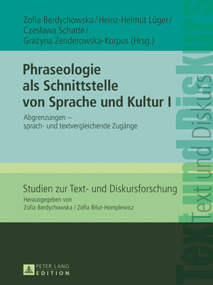 cover image of Phraseologie als Schnittstelle von Sprache und Kultur I